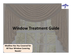 Window Treatment Guide Medline Has You Covered for Medline Has You Covered for  All Your Window Covering 