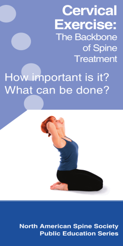 Cervical Exercise: How important is it? What can be done?