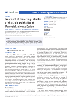 Treatment of Dissecting Cellulitis Journal of Dermatology and Clinical Research Central