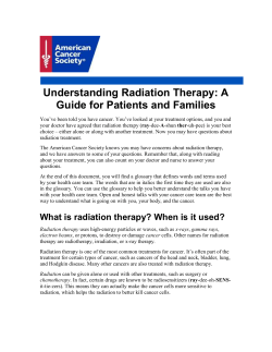 Understanding Radiation Therapy: A Guide for Patients and Families