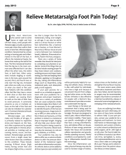 U Relieve Metatarsalgia Foot Pain Today!