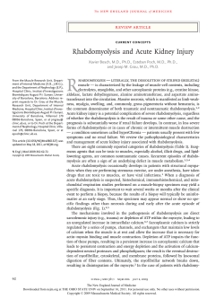 R Rhabdomyolysis and Acute Kidney Injury review article