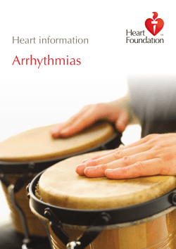 Arrhythmias Heart information