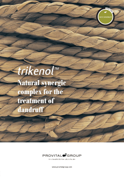 trikenol Natural synergic complex for the treatment of