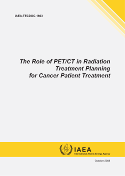 The Role of PET/CT in Radiation Treatment Planning for Cancer Patient Treatment 603