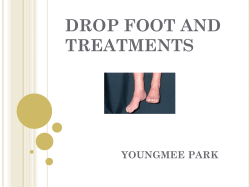 DROP FOOT AND TREATMENTS YOUNGMEE PARK