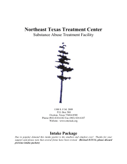 Northeast Texas Treatment Center Substance Abuse Treatment Facility