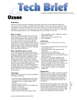 Ozone Summary