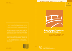 Drug Abuse Treatment and Rehabilitation A Practical Planning and