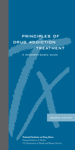 principles of drug addiction treatment A research-based guide