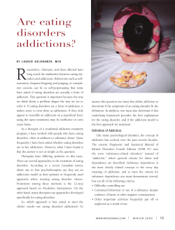 R Are eating disorders addictions?