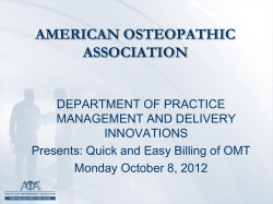 AMERICAN OSTEOPATHIC ASSOCIATION