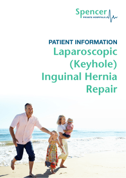 Laparoscopic (Keyhole) Inguinal Hernia Repair