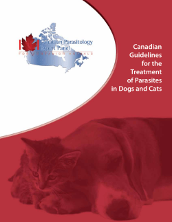 Canadian Guidelines for the Treatment