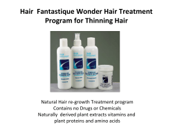 Hair  Fantastique Wonder Hair Treatment Program for Thinning Hair