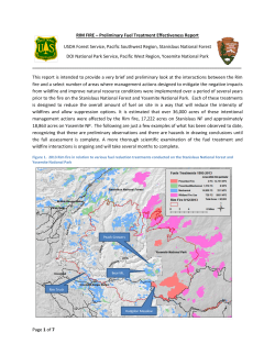 USDA Forest Service, Pacific Southwest Region, Stanislaus National Forest