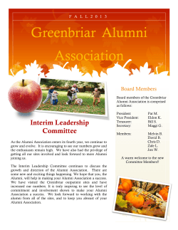 Greenbriar Alumni Association
