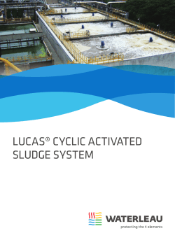 LUCAS® CYCLIC ACTIVATED SLUDGE SYSTEM