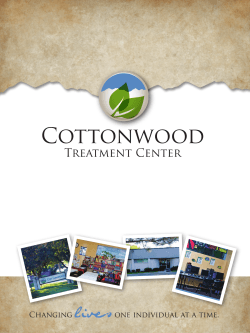 lives Cottonwood Treatment Center Changing
