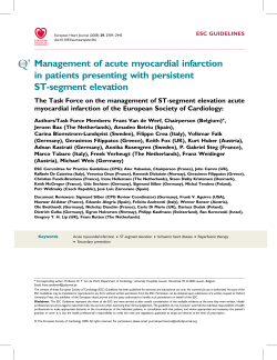 Management of acute myocardial infarction in patients presenting with persistent ST-segment elevation
