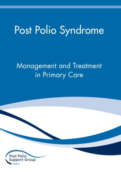 Post Polio Syndrome Management and Treatment in Primary Care