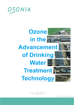 Ozone in the Advancement of Drinking
