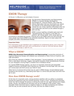 EMDR Therapy A G M