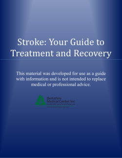 Stroke:	Your	Guide	to Treatment	and	Recovery