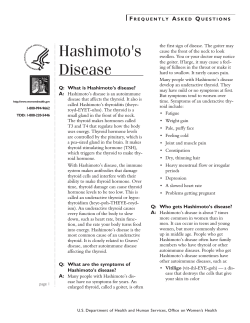 Hashimoto's F A q