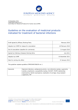 Guideline on the evaluation of medicinal products