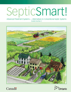 Septic Smart! Canada Advanced Treatment Systems — Alternatives to Conventional Septic Systems