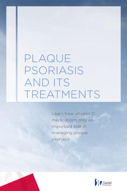 PLAQUE PSORIASIS AND ITS TREATMENTS