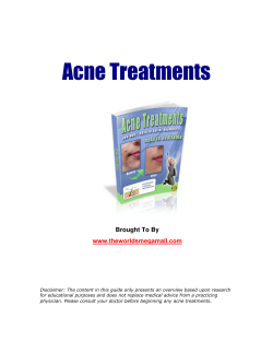 Acne Treatments Brought To By www.theworldsmegamall.com