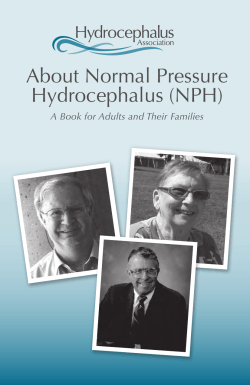 About Normal Pressure Hydrocephalus (NPH) A Book for Adults and Their Families