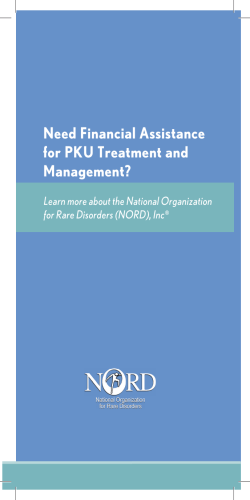 Need Financial Assistance for PKU Treatment and Management?