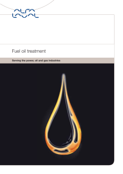 Fuel oil treatment Serving the power, oil and gas industries
