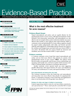 Evidence-Based Practice CME