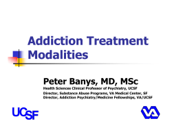 Addiction Treatment Modalities