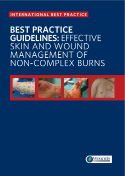 BEST PRACTICE GUIDELINES: SKIN AND WOUND MANAGEMENT OF