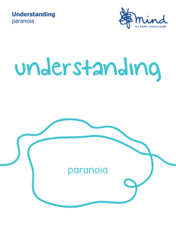 understanding paranoia Understanding PB