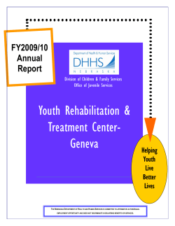 Youth Rehabilitation &amp; Treatment Center- Geneva