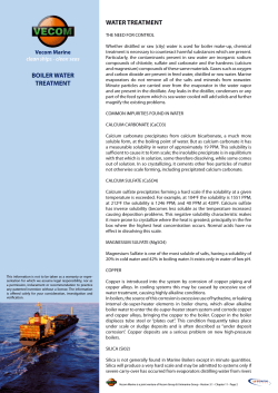 WATER TREATMENT Vecom Marine