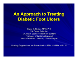 An Approach to Treating Diabetic Foot Ulcers