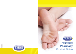 Footcare Pharmacy Product Guide 1