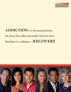 recovery addiction But there is a solution— .