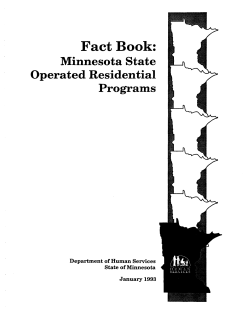 Fact Book: Minnesota State Operated Residential Programs