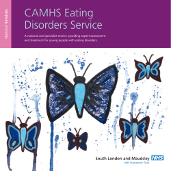 CAMHS Eating Disorders Service National Services