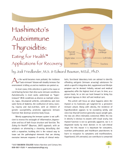 A Hashimoto’s Autoimmune Thyroiditis: