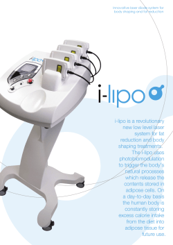 i-lipo is a revolutionary new low level laser system for fat