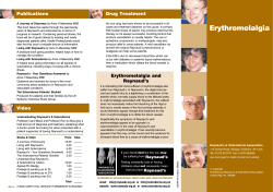 Erythromelalgia Drug Treatment Publications